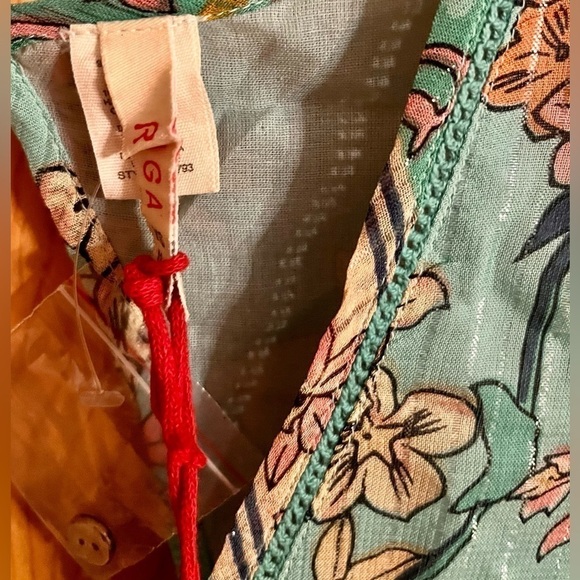 Raga Monique XS Dress NWT Floral  Anthropologie Brand Boho Chic Backless Festive - Picture 4 of 7